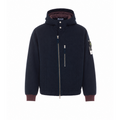 Stone Island Men's Wool Diagonal Parka in Blue - view 1