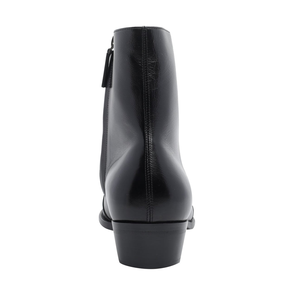 Saint Laurent Men's Aurelien Leather Boots in Black - view 4