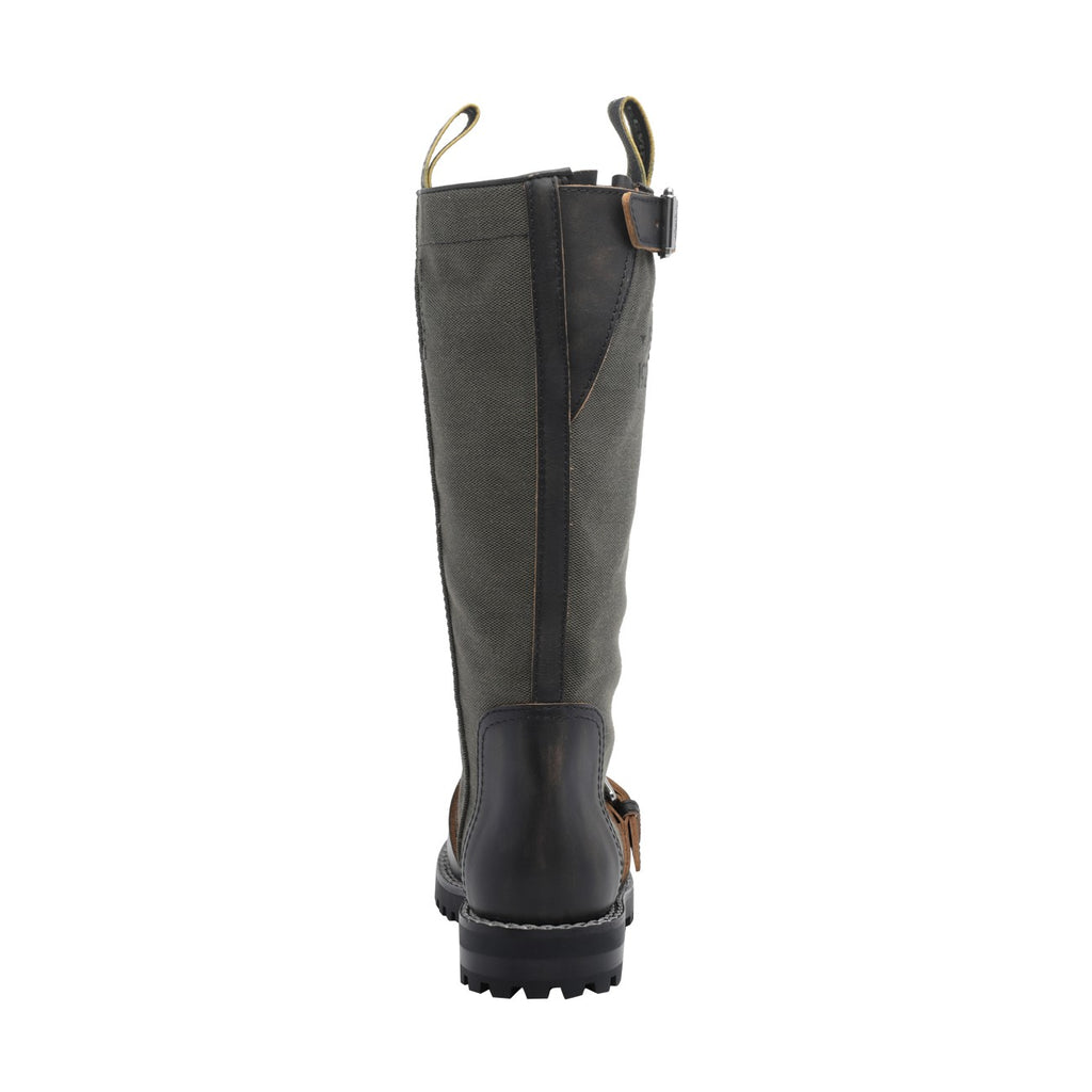 Fendi Women's Commando Biker Leather Boots in Green - view 4