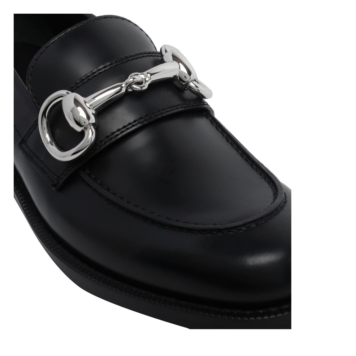 Gucci Women's Boulevard Leather Loafers in Black - view 2