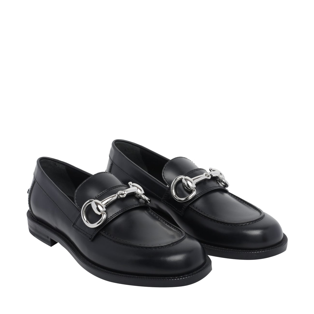 Gucci Women's Boulevard Leather Loafers in Black - view 3
