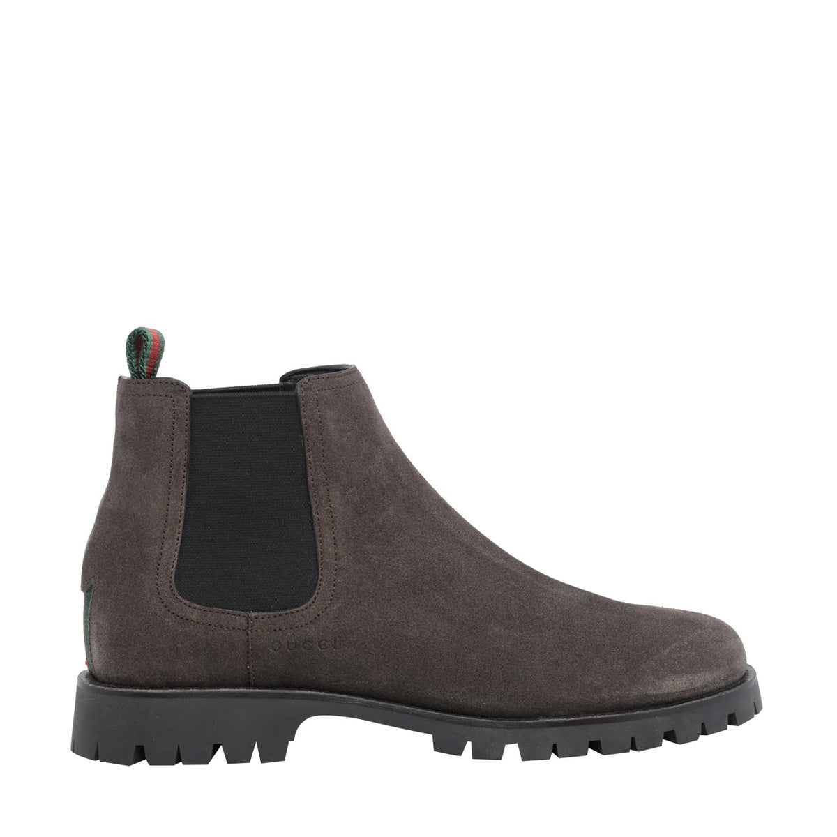 Gucci Men's Suede Chelsea Boots in Grey - view 1