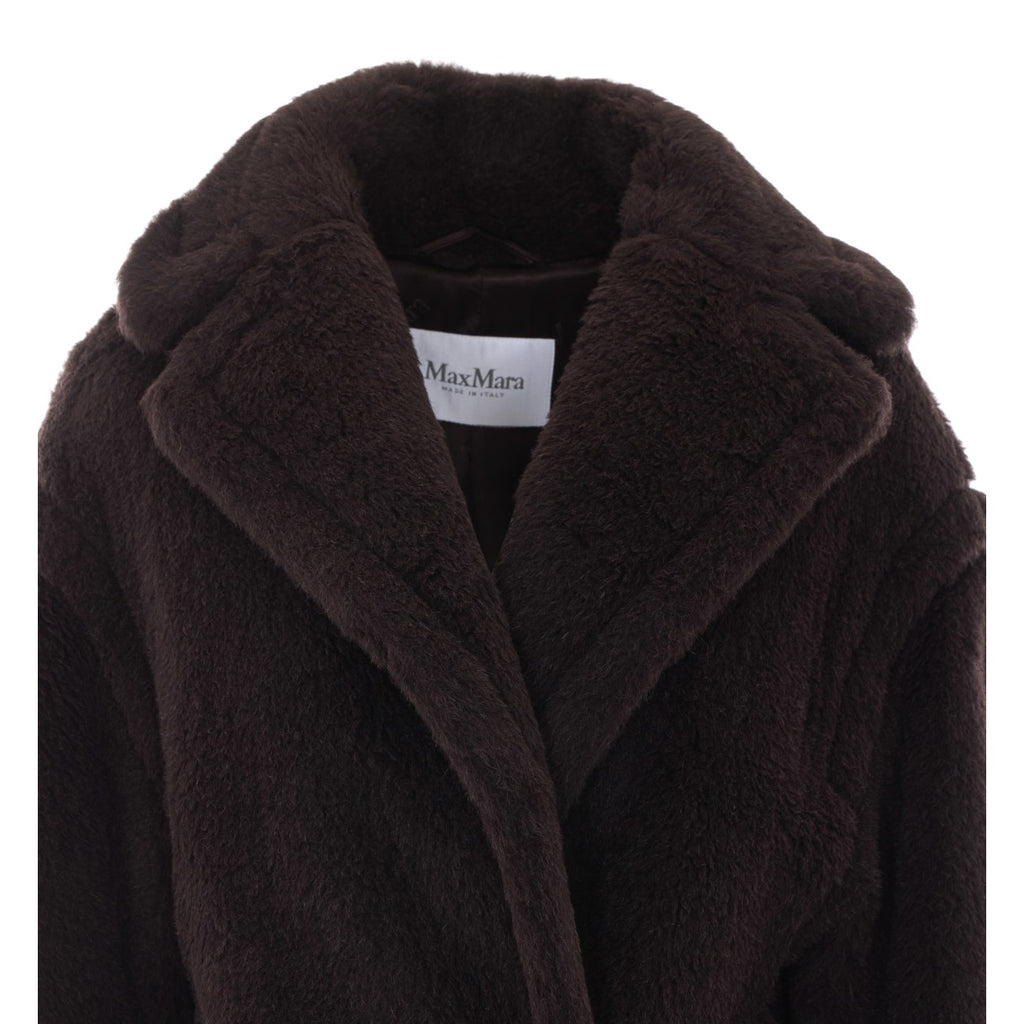 Max Mara Women's Tedgirl Alpaca Coat in Brown - view 4