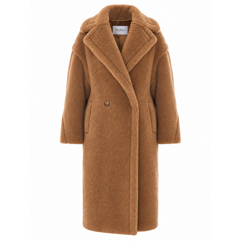 Max Mara Women's Teddy Bear Camel Coat in Brown - view 1