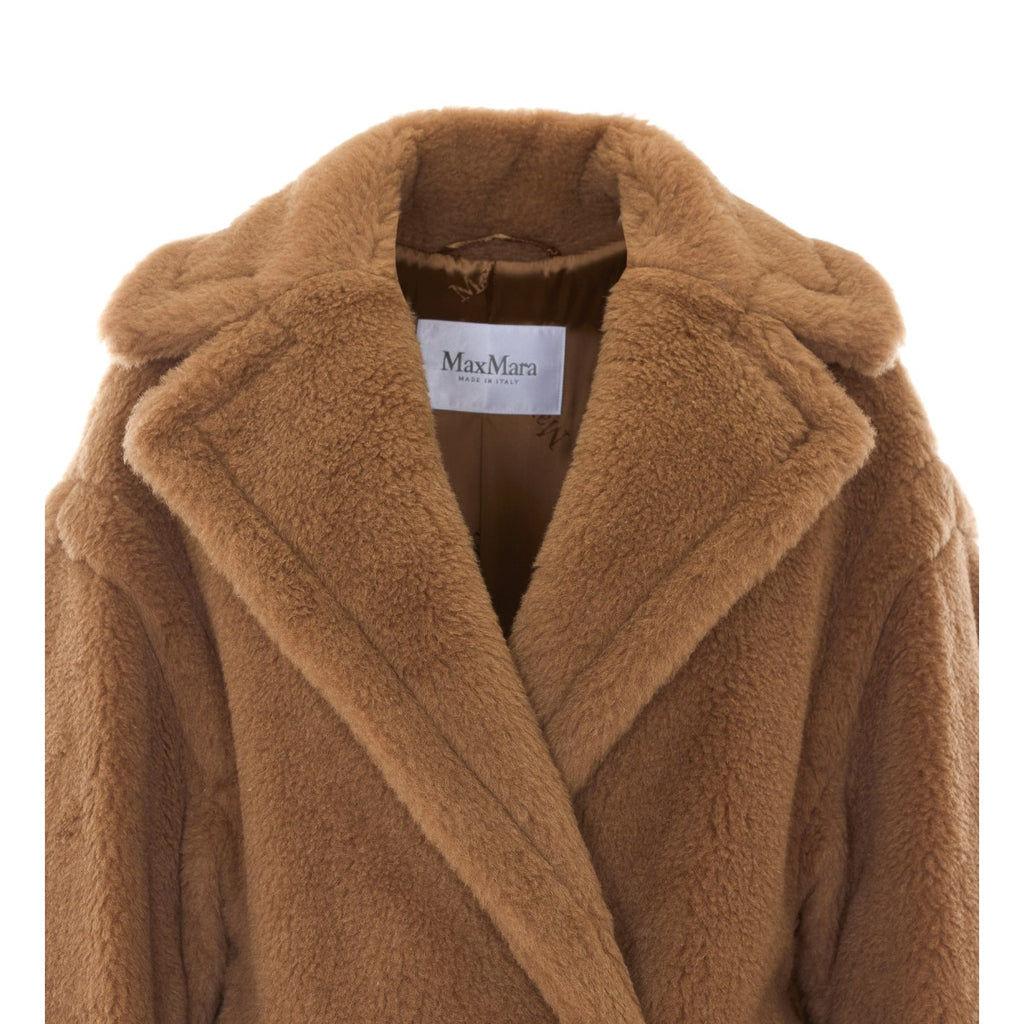 Max Mara Women's Teddy Bear Camel Coat in Brown - view 4
