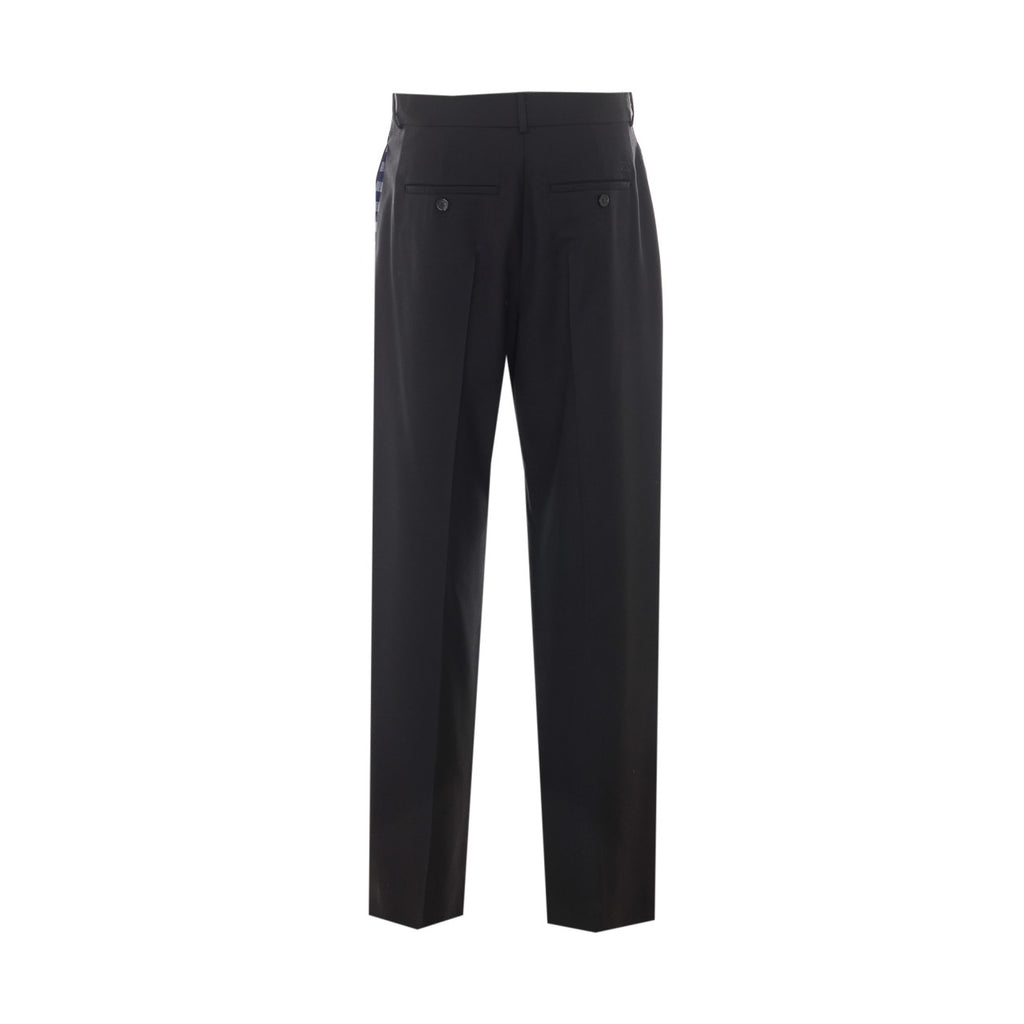 Loewe Women's Straight-Leg Wool Pants in Black - view 2