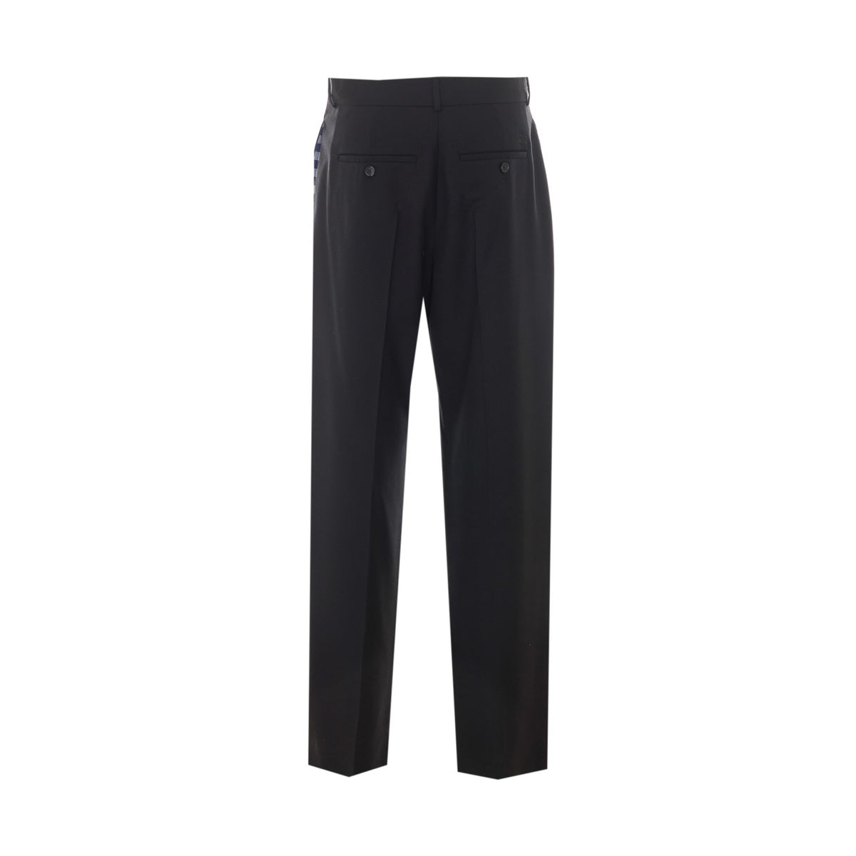 Loewe Women's Straight-Leg Wool Pants in Black - view 2