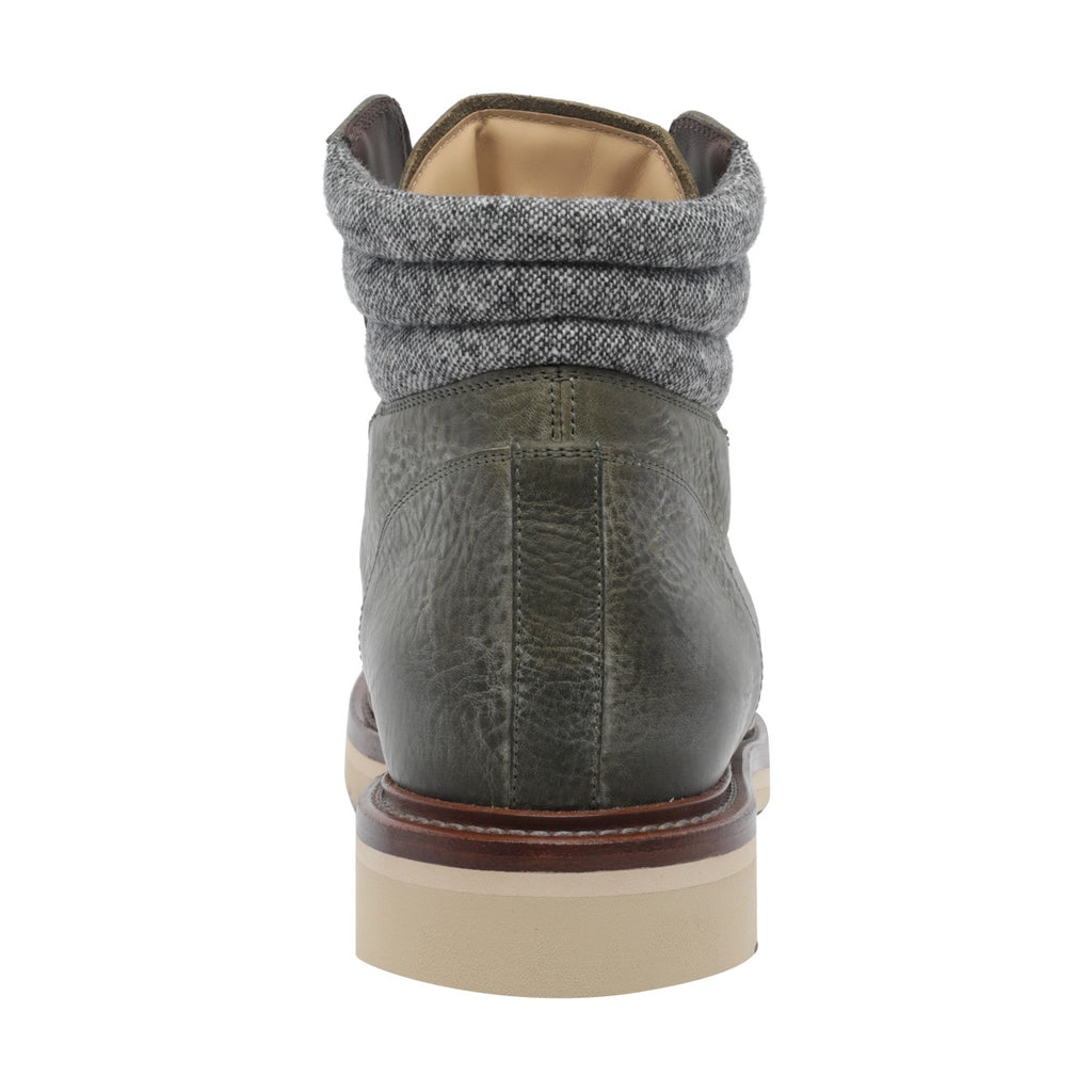 Brunello Cucinelli Men's Leather Mountain Boots in Green - view 4