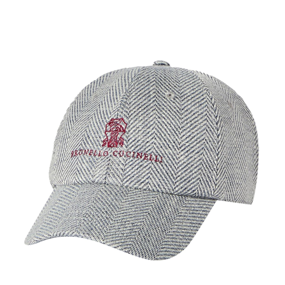 Brunello Cucinelli Men's Wool Baseball Cap in Grey - view 1