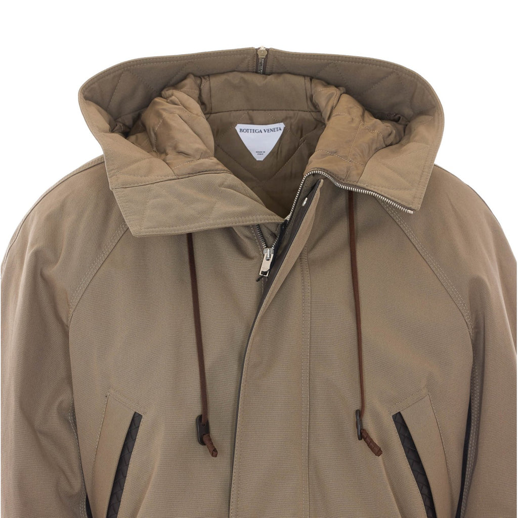 Bottega Veneta Men's Cotton Blouson Jacket in Beige - view 4