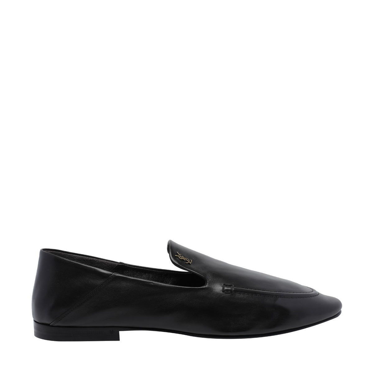 Saint Laurent Men's Alain Leather Loafers in Black - view 1