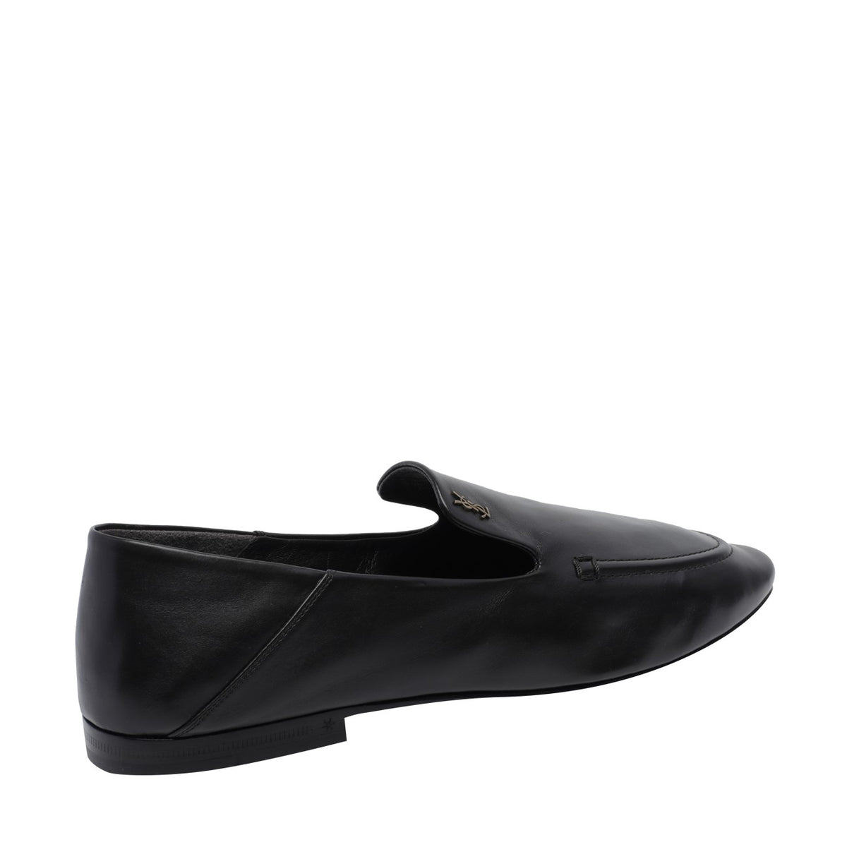 Saint Laurent Men's Alain Leather Loafers in Black - view 3