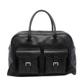 Brunello Cucinelli Men's Leather Weekender Bag in Black - view 1