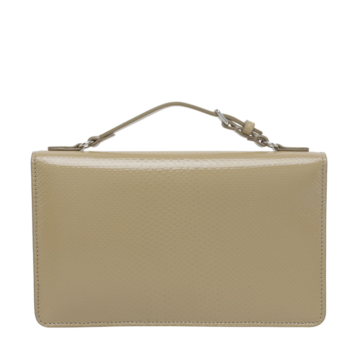 Fendi Women's Snakeskin Peekaboo Wallet on Chain in Beige - view 3