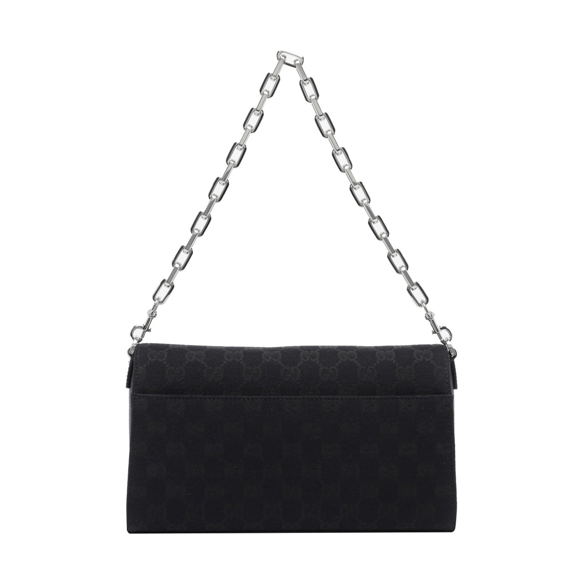 Gucci Women's GG Fabric Ristretto Medium Bag in Black - view 3