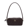 Miu Miu Women's Leather Matelasse Pouch in Burgundy - view 1