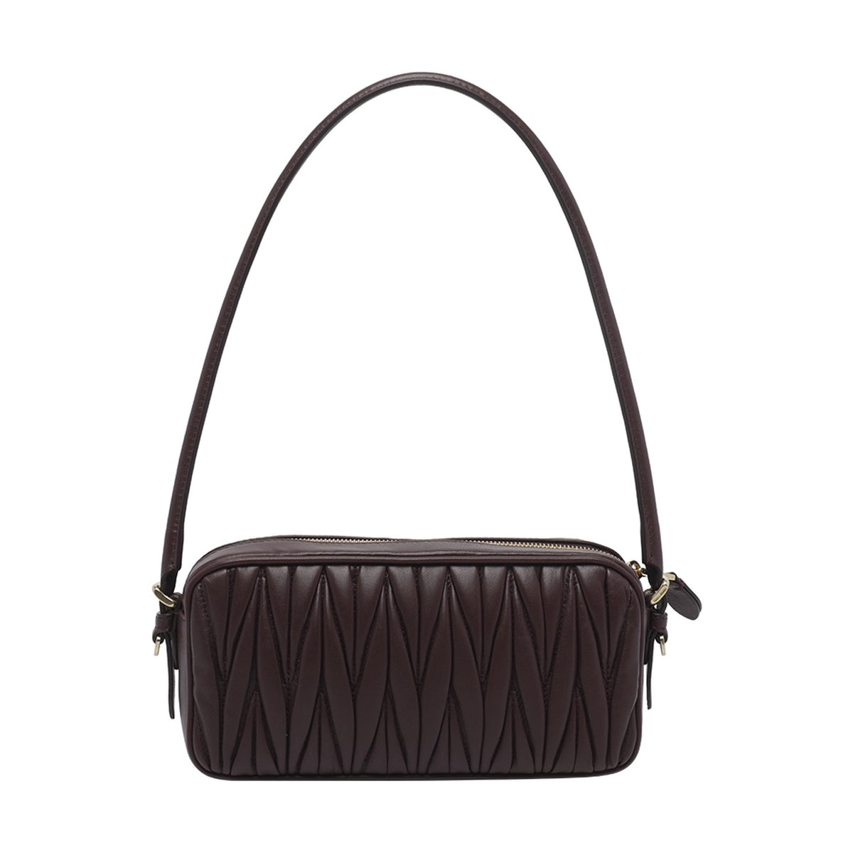 Miu Miu Women's Leather Matelasse Pouch in Burgundy - view 4