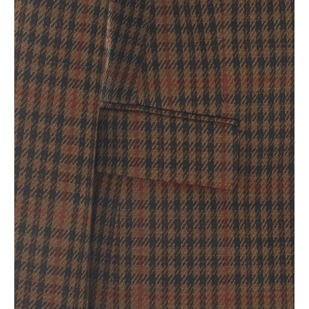 Max Mara Women's Wool Check Jacket in Brown - view 3
