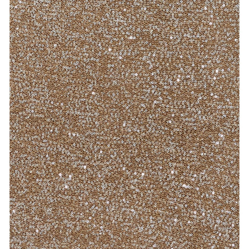Saint Laurent Women's Sequined Cotton Mini Dress in Beige - view 3