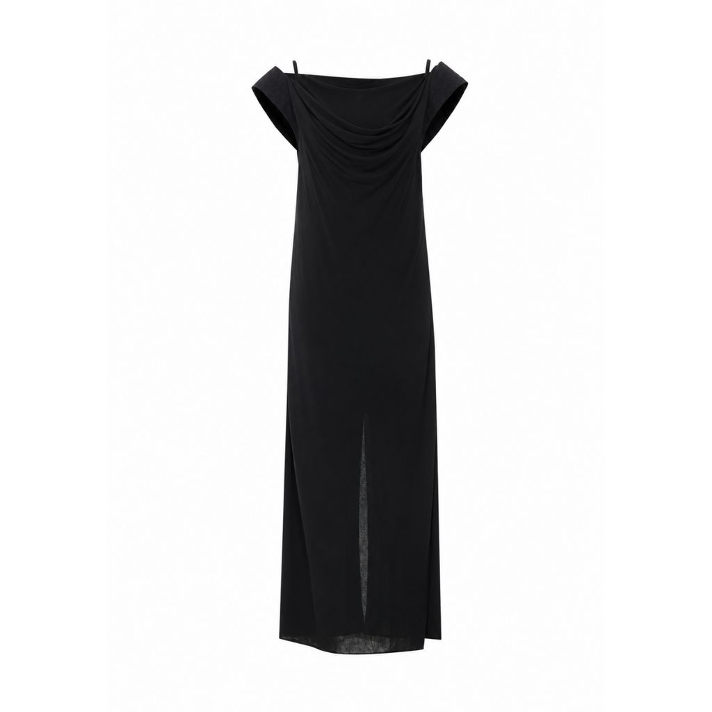 Bottega Veneta Women's Intrecciato Viscose Dress in Black