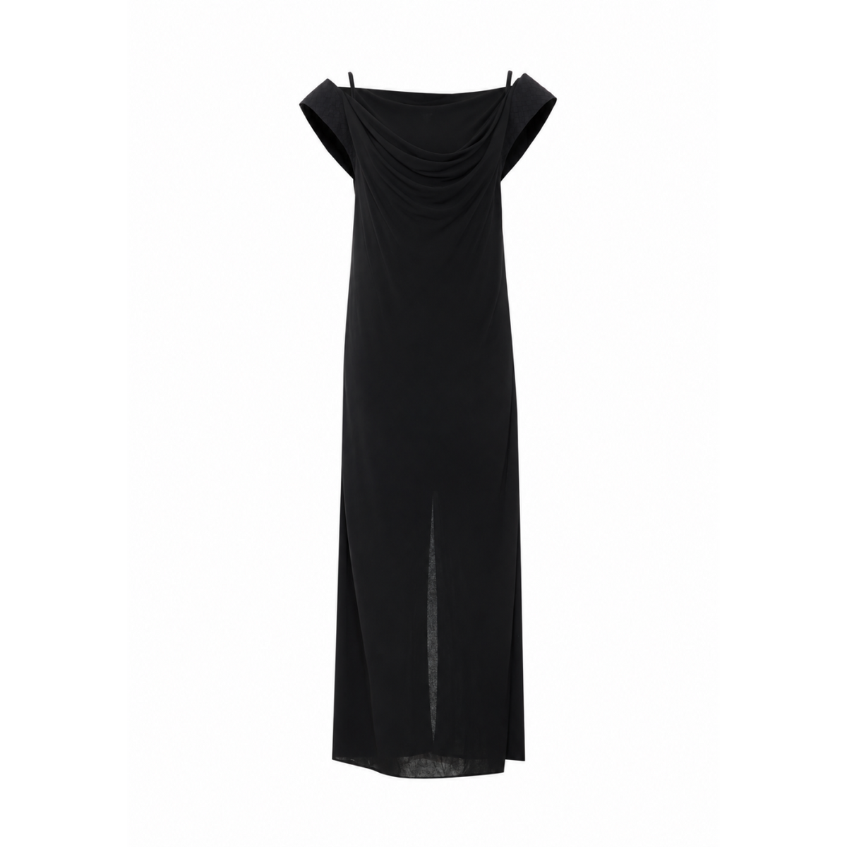Bottega Veneta Women's Intrecciato Viscose Dress in Black