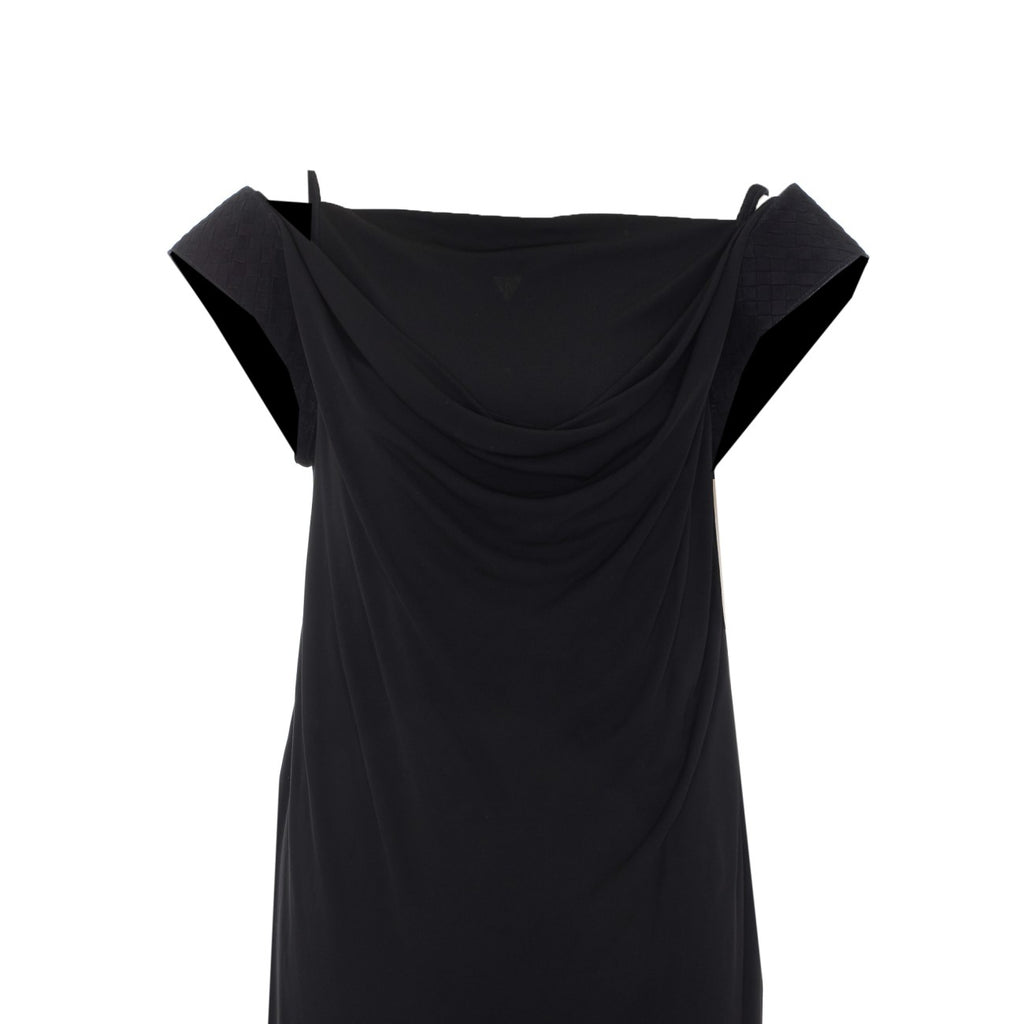 Bottega Veneta Women's Intrecciato Viscose Dress in Black