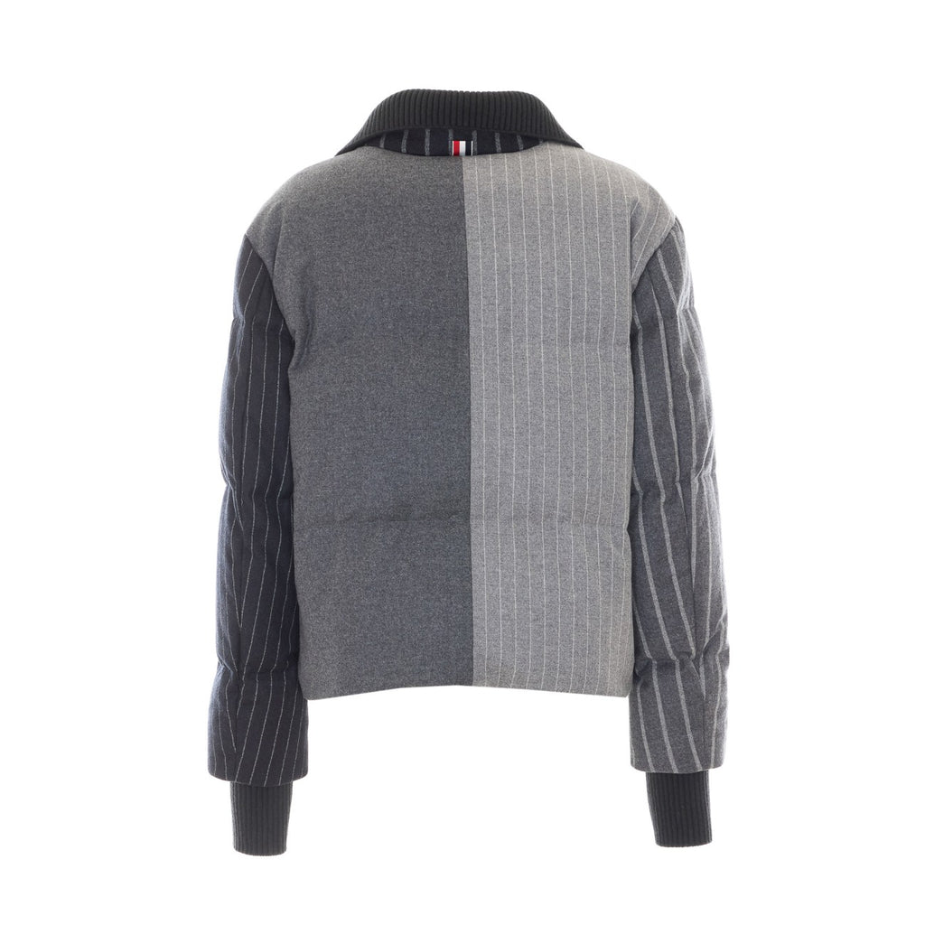 Thom Browne Men's Dowfille Down Jacket in Grey