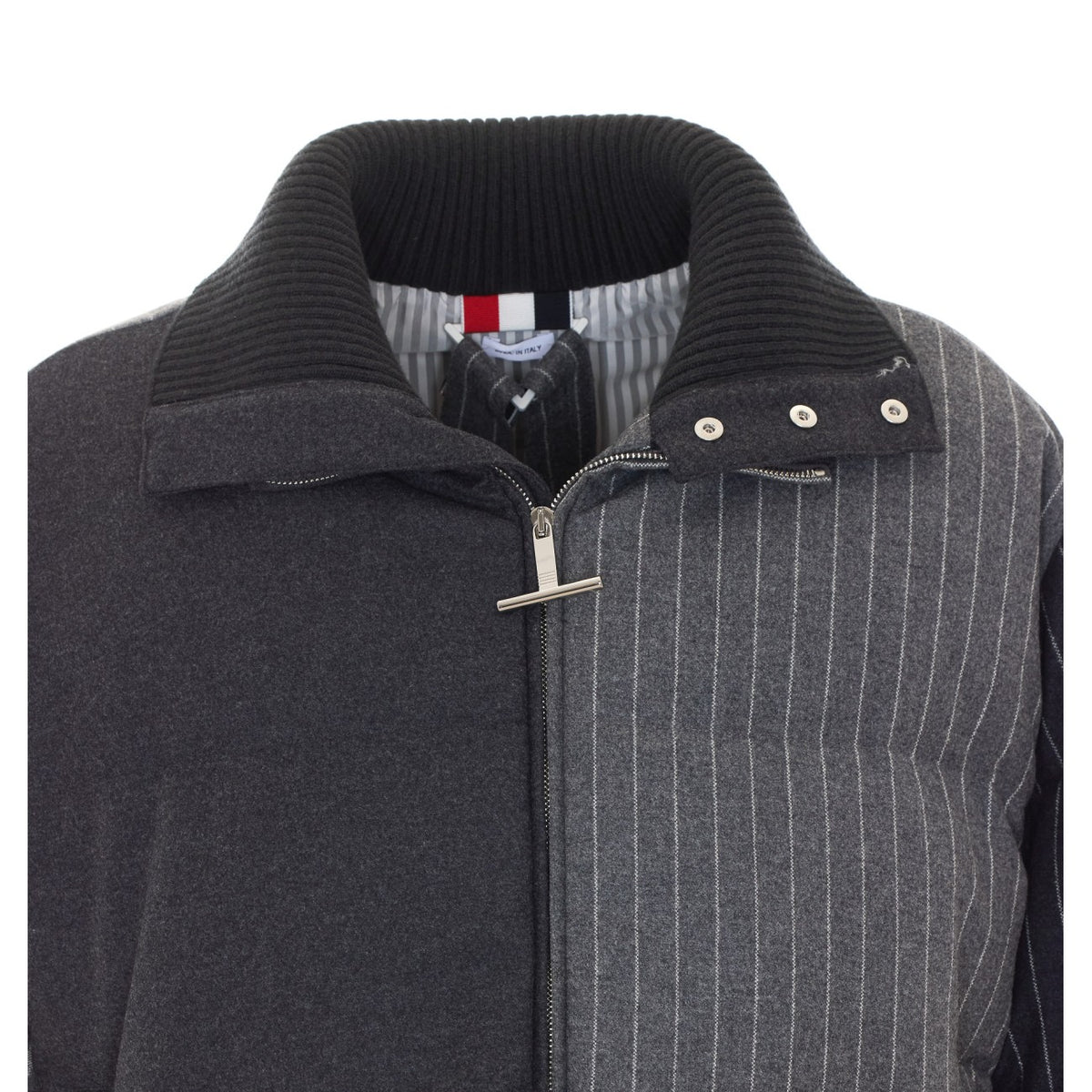 Thom Browne Men's Dowfille Down Jacket in Grey