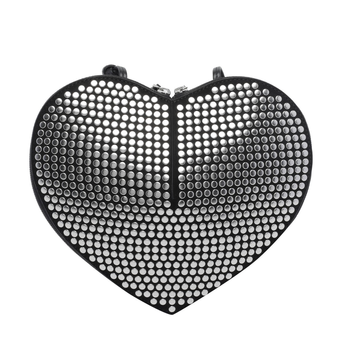Alaia Women's Leather Le Coeur Crossbody Bag in Black