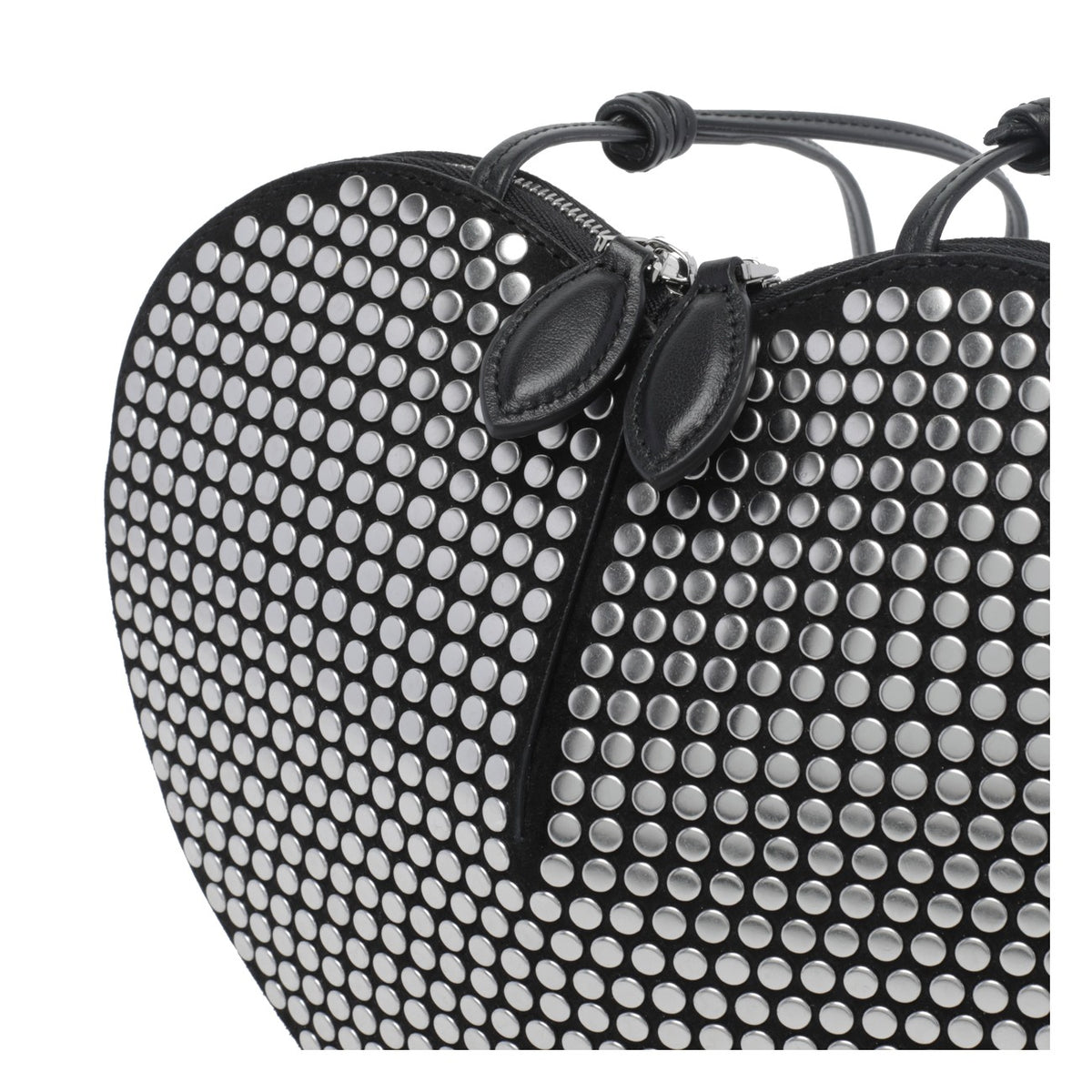 Alaia Women's Leather Le Coeur Crossbody Bag in Black