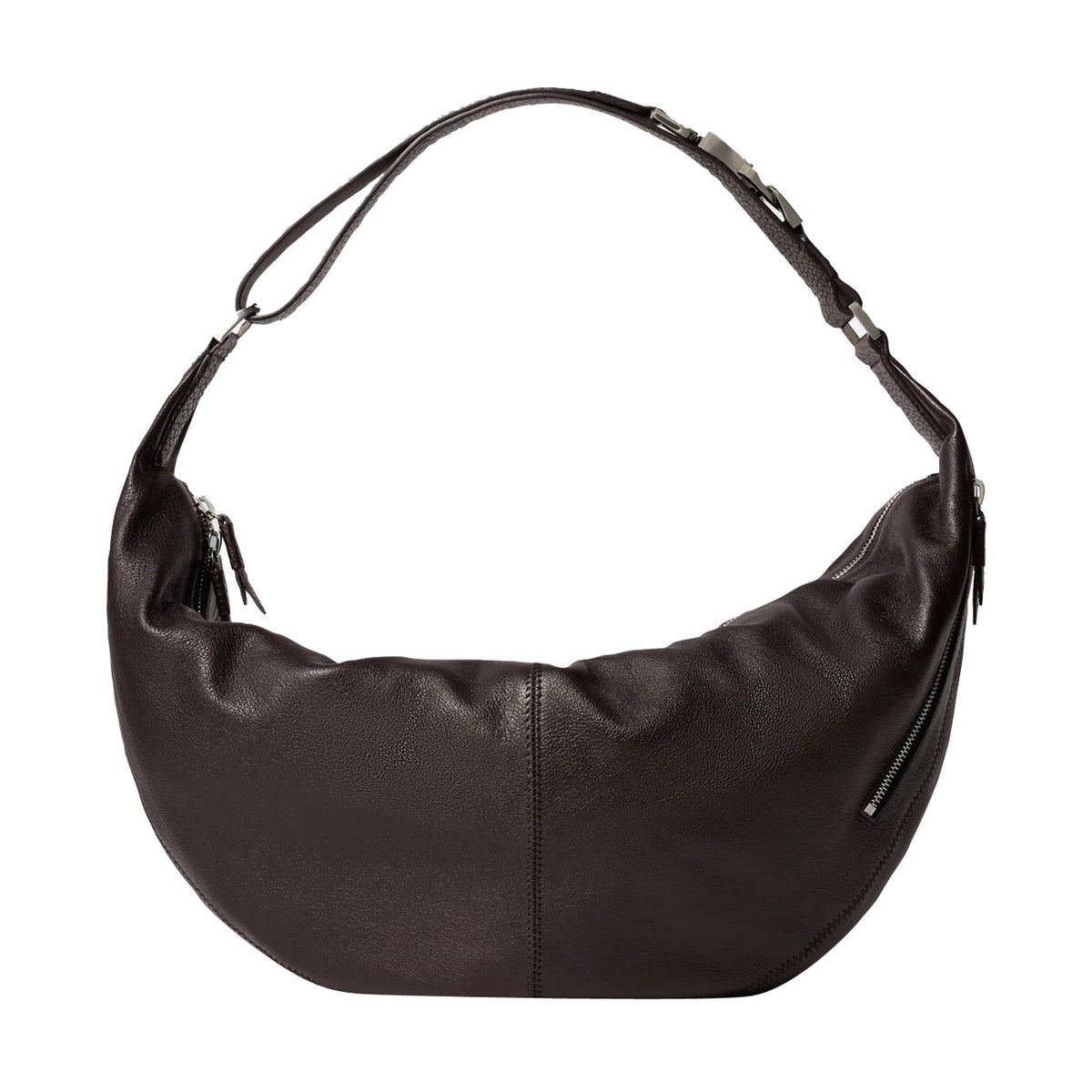Lemaire Men's Quiver Clip Crossbody Bag in Brown Leather - view 3