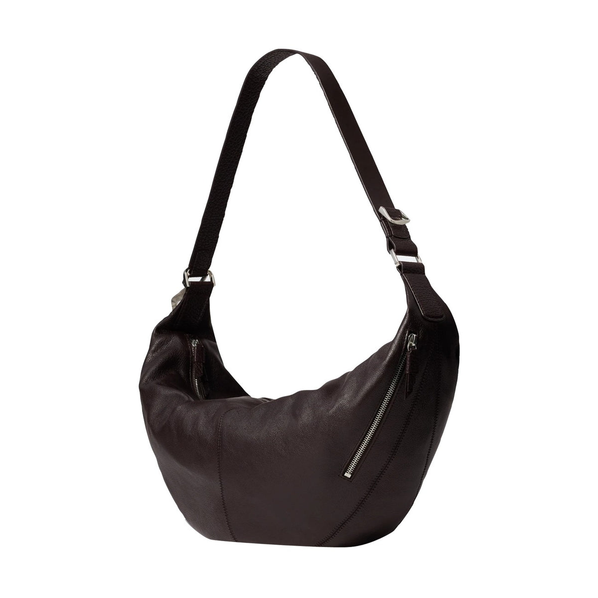 Lemaire Men's Quiver Clip Crossbody Bag in Brown Leather - view 4