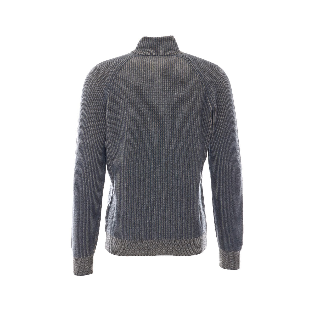 Brunello Cucinelli Men's Cashmere Rib Cardigan in Grey