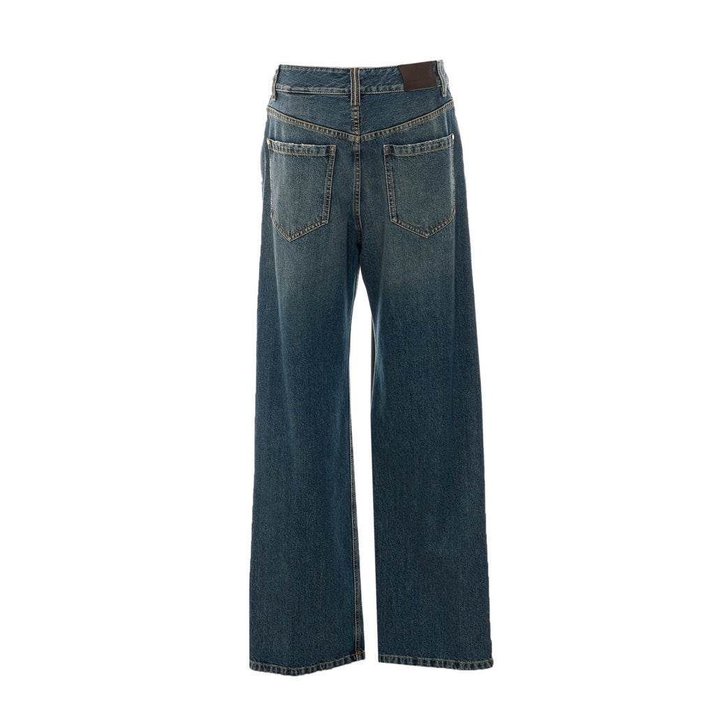 Brunello Cucinelli Women's Cotton Jeans in Blue