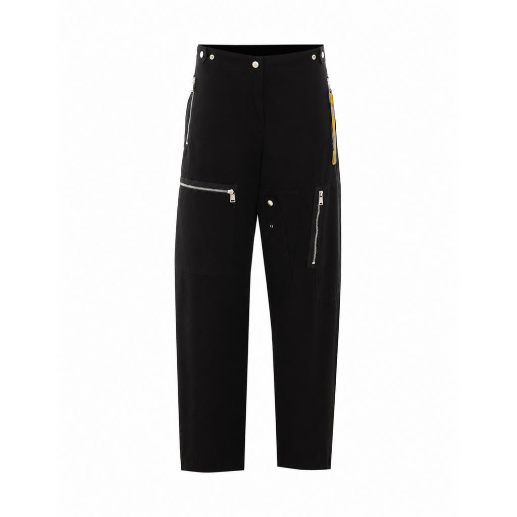 Fendi Women's Cotton Parachute Cargo Pants in Black