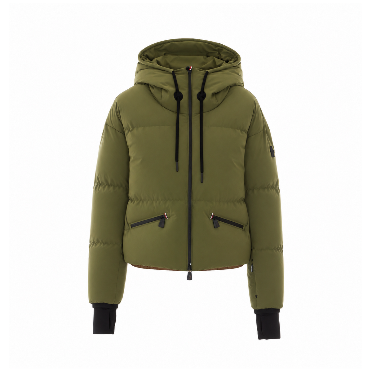 Moncler Grenoble Women's Allesaz Down Bomber in Green