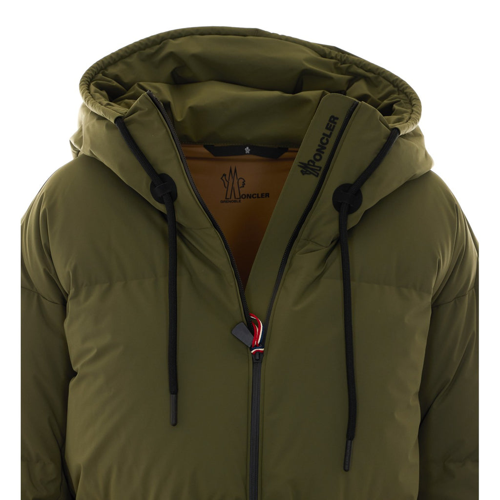 Moncler Grenoble Women's Allesaz Down Bomber in Green