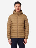 Moncler Men's Solienn Short Hooded Down Jacket in Brown
