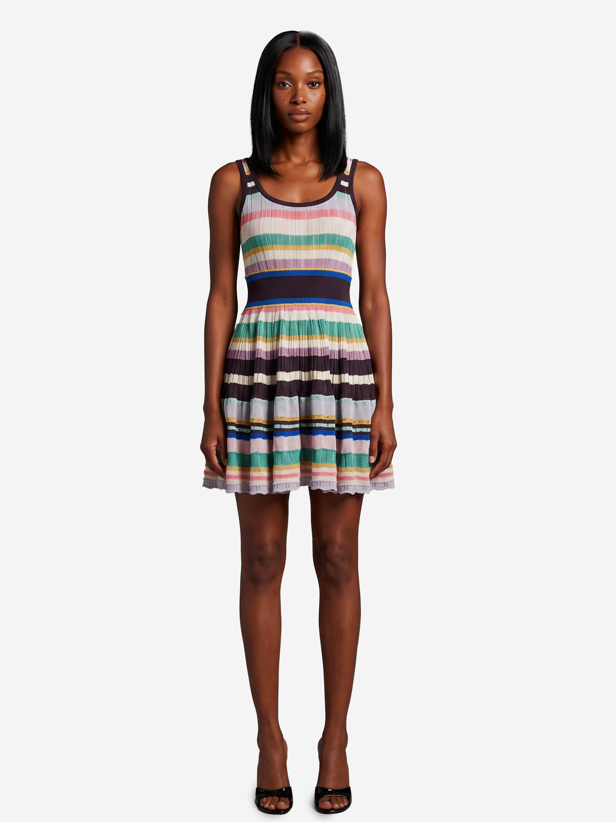 Alaia Women's Multicolour Crinoline Mini in Multicolor