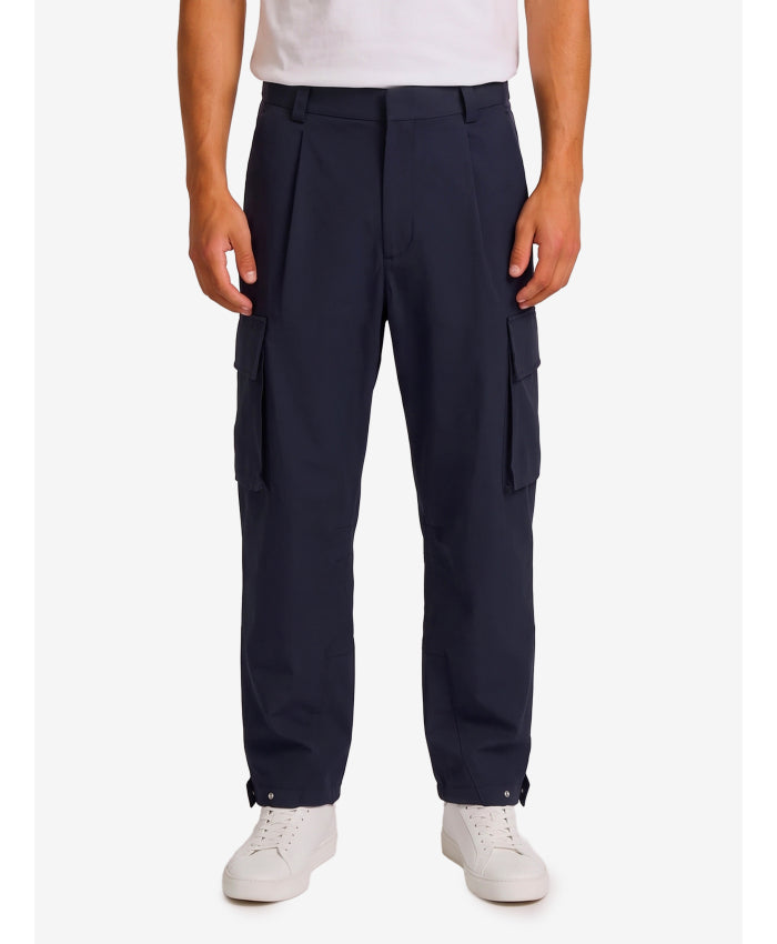 Bottega Veneta Men's Dark Navy Blue Cargo Pants in Blue