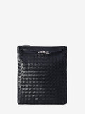 Bottega Veneta Men's Black Andiamo Crossbody Bag in Black