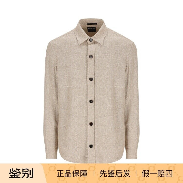 Zegna Men's Coat in Beige