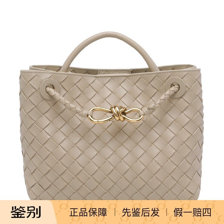 Bottega Veneta Women's Andiamo Small Bag in Beige