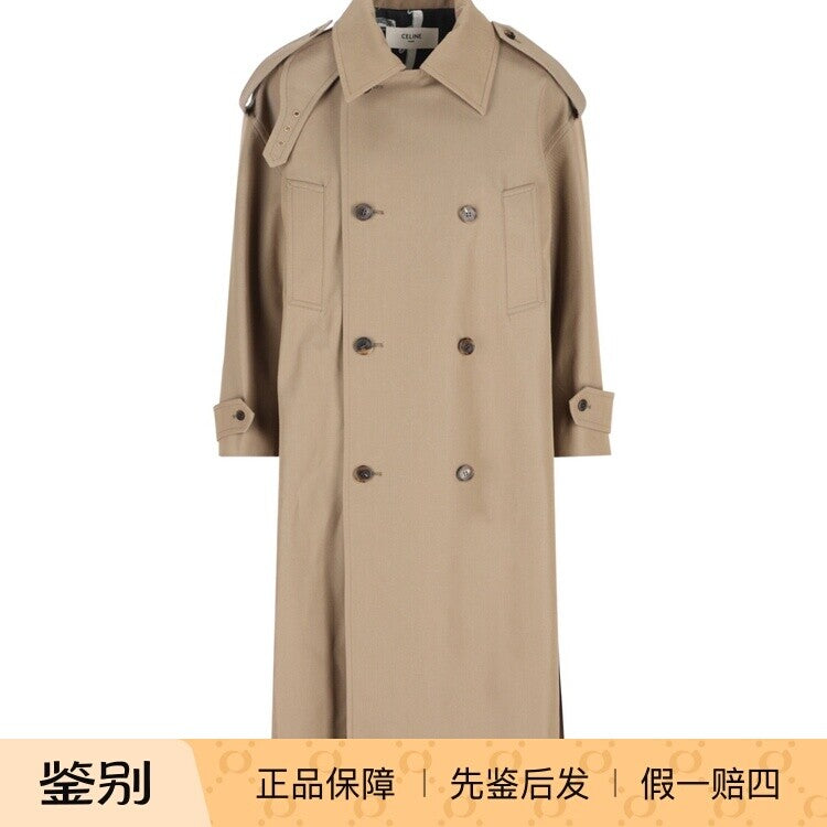 Celine Women's Trench Coat in Beige