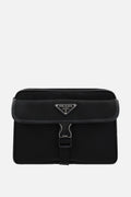 Prada Men's Crossbody Bag in Black Leather