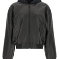 Balenciaga Men's Leather Jacket in Black