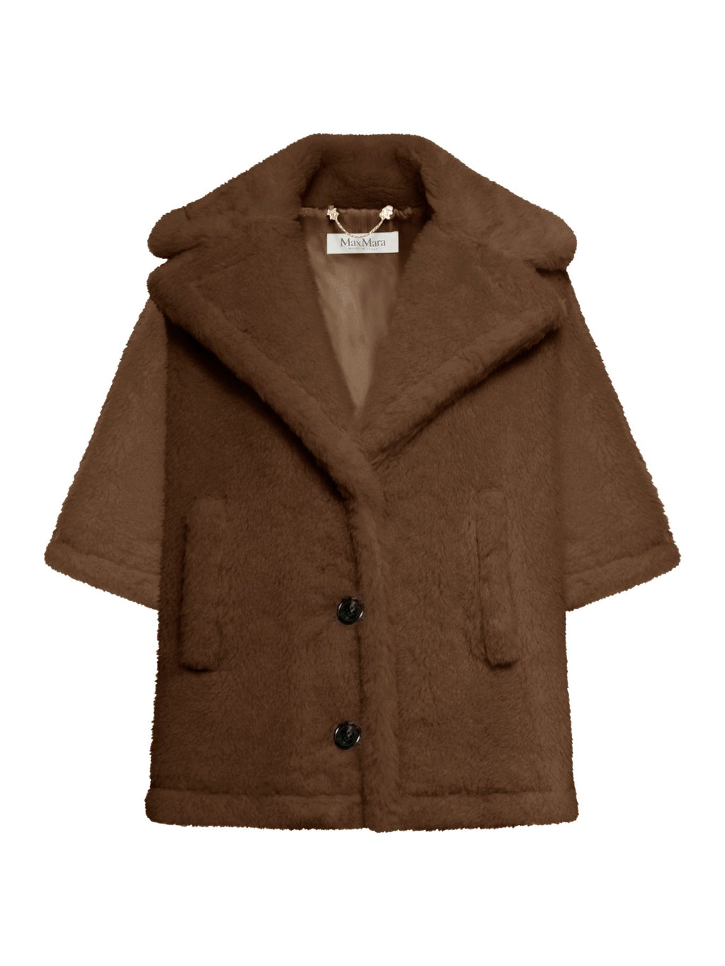 Max Mara Women's CORVINO 4 TEDDY SHORT COAT in Brown