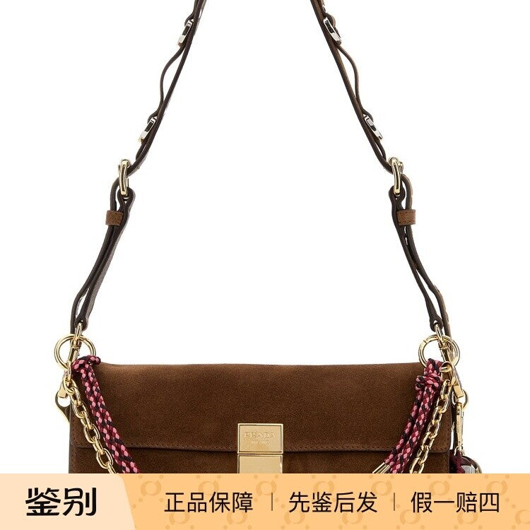 Prada Women's Soft Sound Bag in Brown