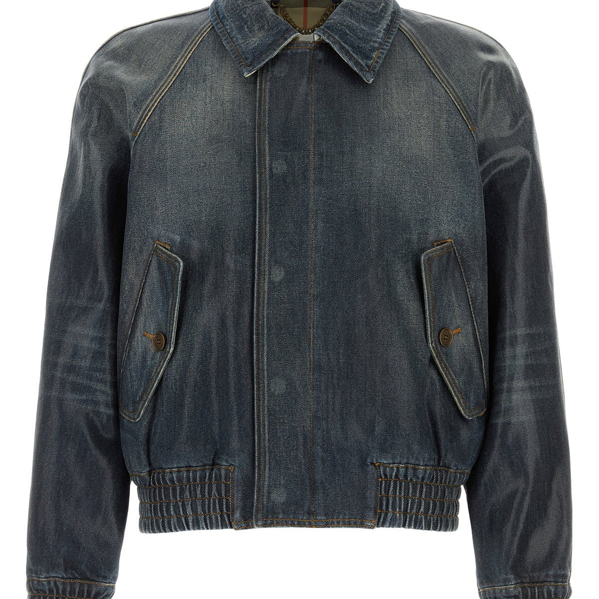 Burberry Men's Jacket in Blue