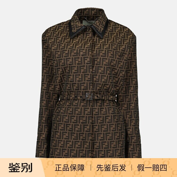 Fendi Women's Coat in Brown